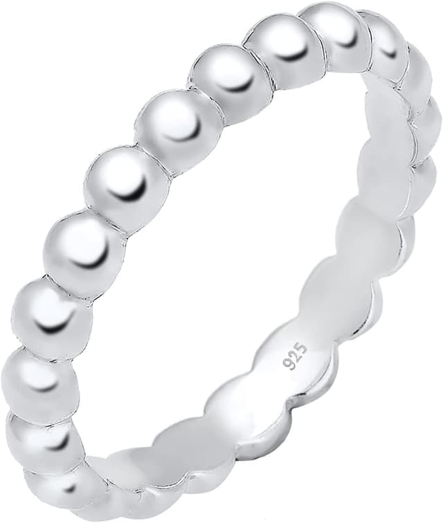 Detalle de Elli Damen-Stapelring Roségold 925 Silber