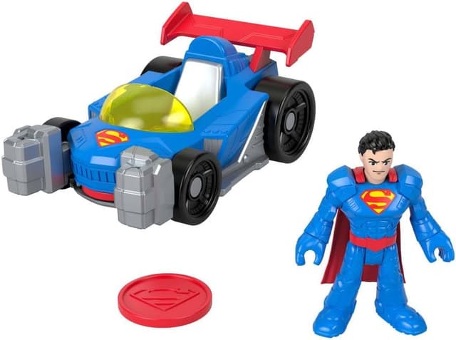 Detalle de Imaginext DC Metal Force JFJ69, supermobile 7,5 cm