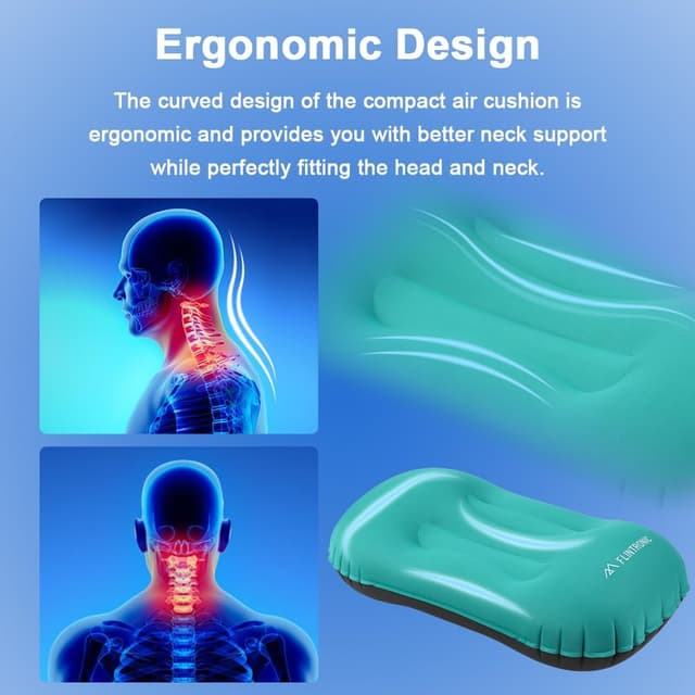 Detalle 1 de flintronic Camping-Kissen TPU 110 g ultraleicht