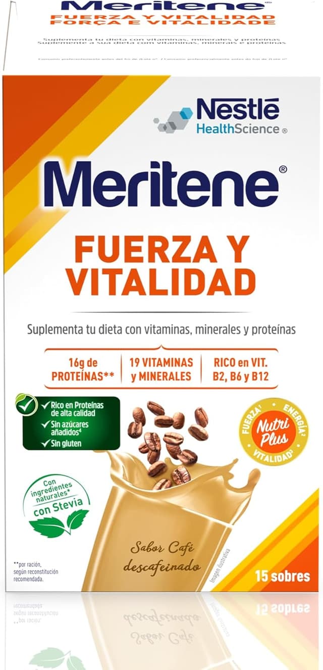 Detalle 2 de Meritene Fuerza y Vitalidad 15 sobres