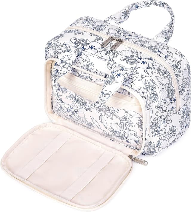 Imagen de Narwey Navy Floral Toiletry Bag en OfertitasTOP