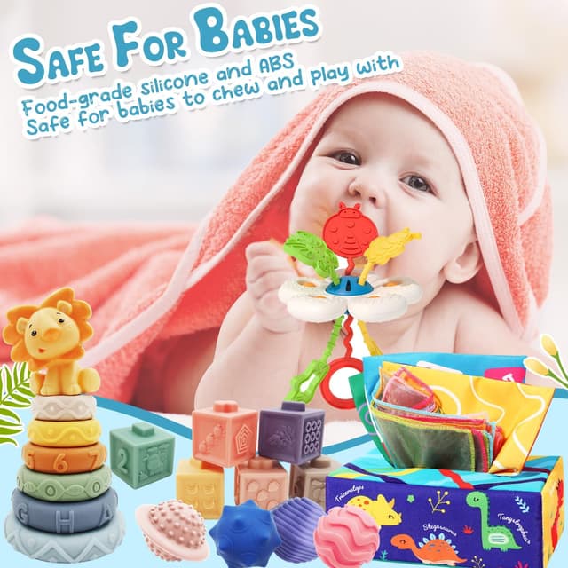 Thumbnail 5 de Auezona Giochi Montessori 5 in 1 per neonati