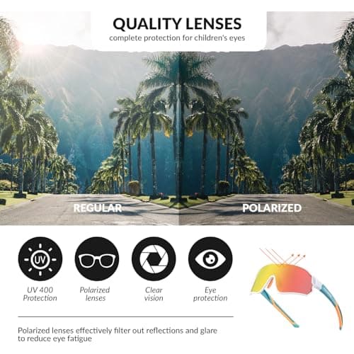 Thumbnail 1 de ROCKBROS Lunettes de Soleil polaires pour enfants