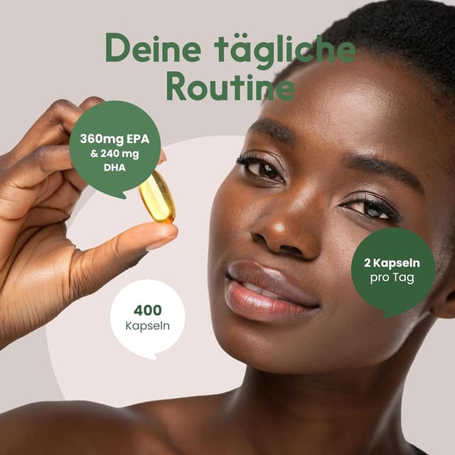 Thumbnail 2 de Omega 3 Kapseln Hochdosiert 400 Kapseln