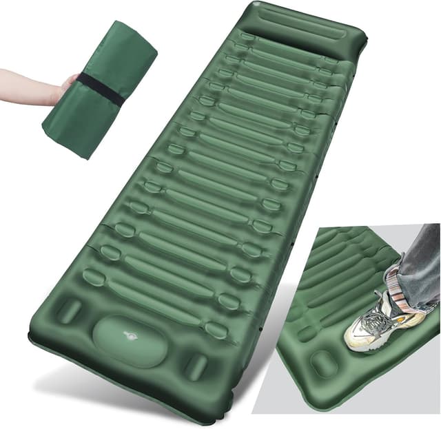 Detalle de BLUEVER Materasso da campeggio 14 cm 🌲