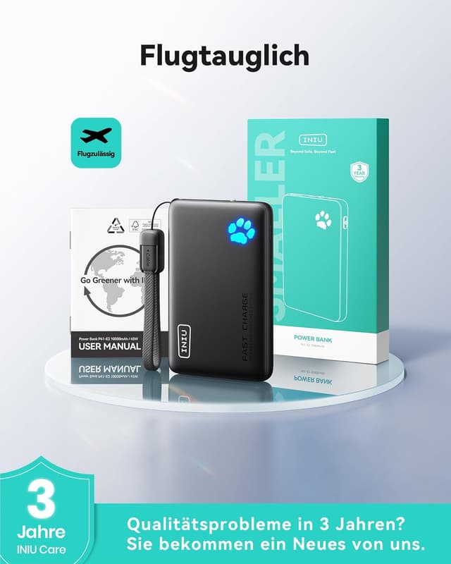 Thumbnail 6 de INIU Power Bank 45W 10000mAh kompakt