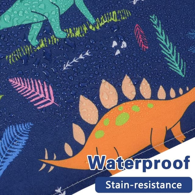 Thumbnail 3 de HOTUT Kids Aprons 2-Piece Dinosaur Print