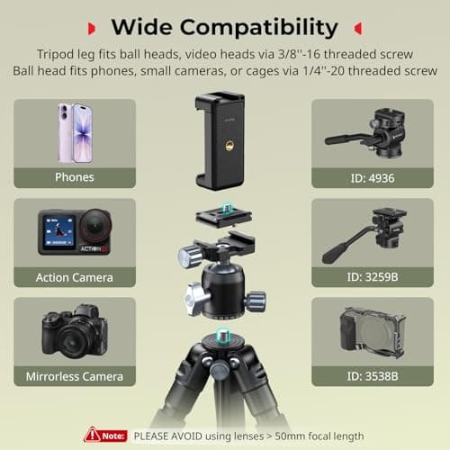 Thumbnail 2 de Smallrig VT-20Pro trépied 53,8 cm ⚙