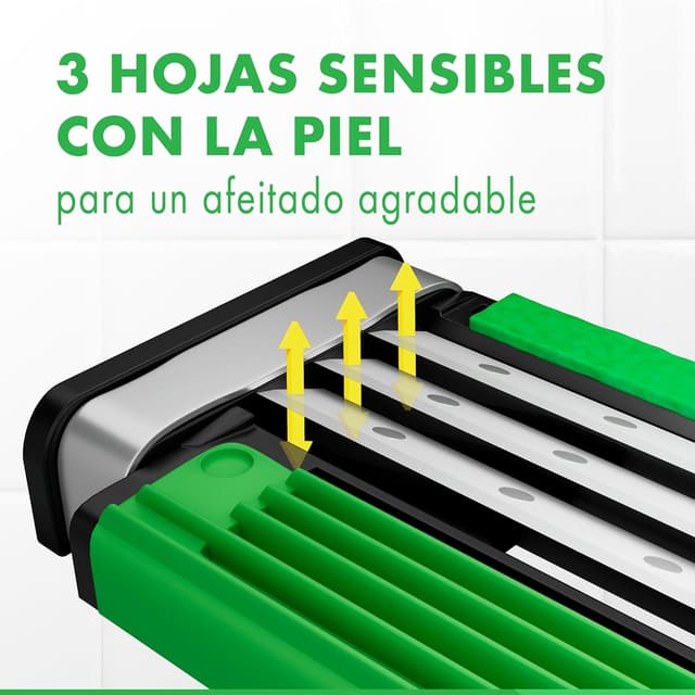 Detalle de Gillette Blue3 Sensitive maquinilla desechable 10 uds