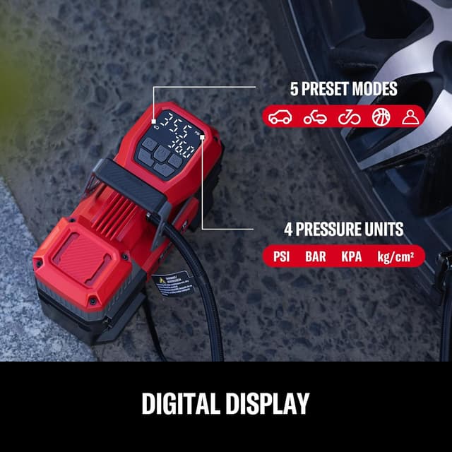 Detalle de CRAFTSMAN 12V Portable Tire Inflator 150 PSI