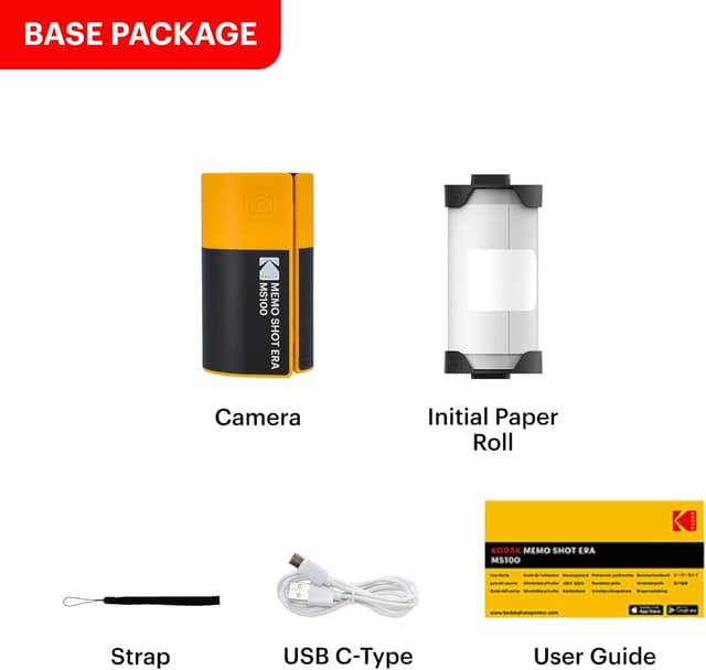 Thumbnail 6 de KODAK Memo Shot ERA kids instant camera with 1 roll