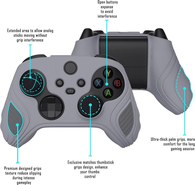 Thumbnail 4 de playvital Scorpion Edition two-tone silicone case for Xbox controller