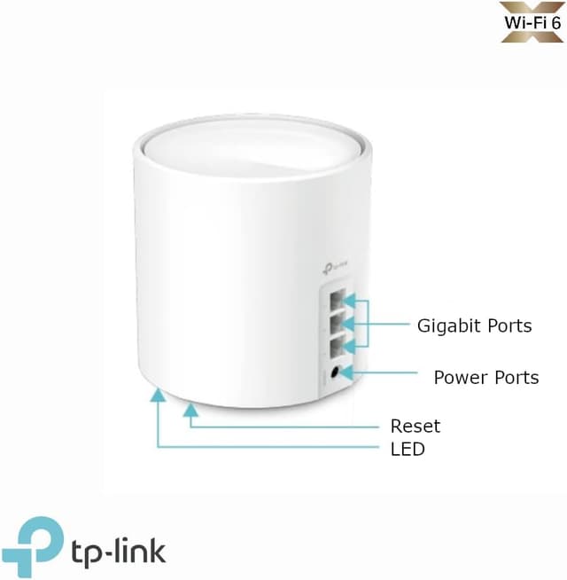 Detalle de TP-Link Deco X50 Mesh WiFi 4500 ft2