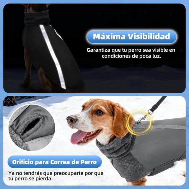 Thumbnail 3 de SlowTon Abrigo para Perro Invierno con Forro Polar