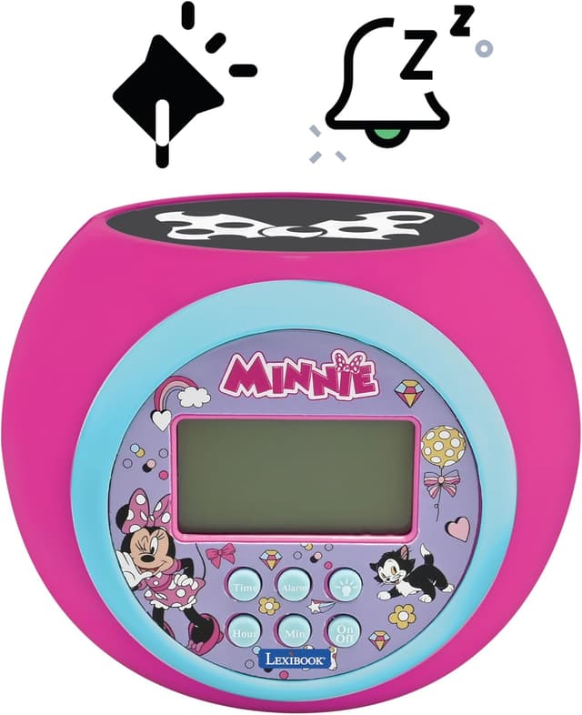 Detalle 2 de Lexibook Minnie Projector Alarm Clock