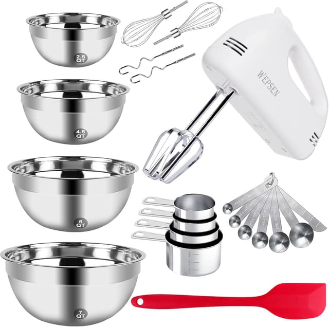 Detalle de 5-Speed Electric Hand Mixer with 200W Motor