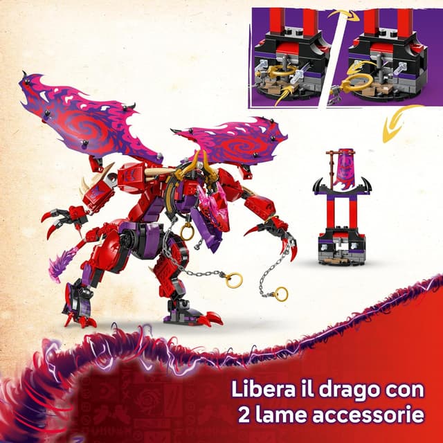 Detalle 1 de LEGO Thunderfang drago 8 anni 🐉