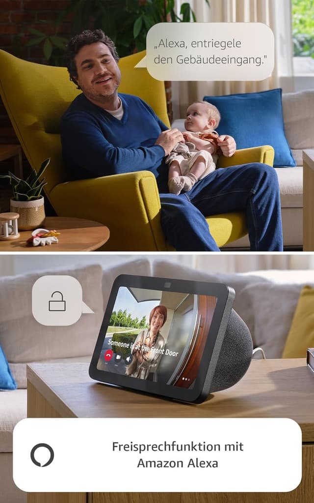 Detalle de Ring Intercom Video (2025 Release) – Gegensprechanlage mit Video-Streaming, virtuellen Schlüsseln & Fernzugriff zur Selbstinstallation