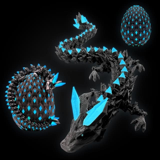 Imagen de JoryHeim Drachenei mit Drache 10 cm en OfertitasTOP