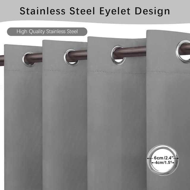 Thumbnail 1 de UFYTT Cortinas de Exterior Impermeables 132x215cm 🌧️