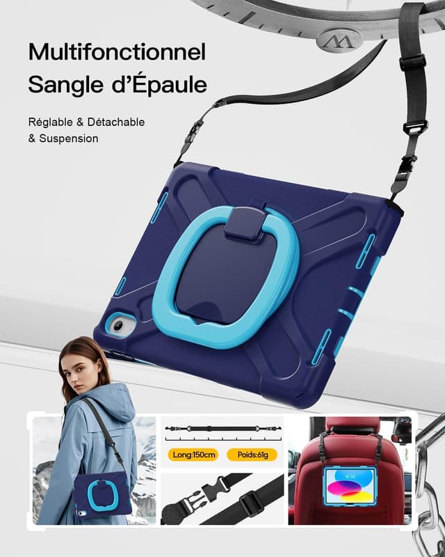 Thumbnail 4 de BRAECN Coque iPad 11 pouces antichoc