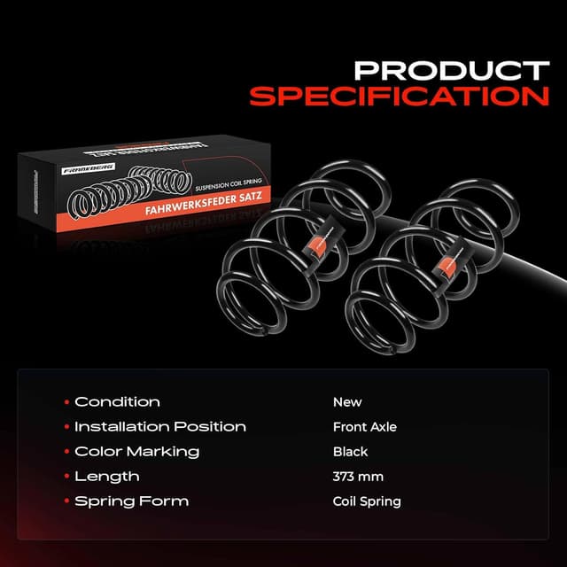 Detalle 2 de Frankberg front axle coil springs, 2x E-shape