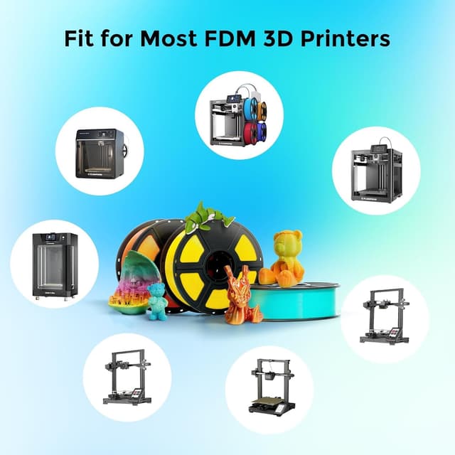 Thumbnail 4 de FLASHFORGE PETG CF 3D Printer Filament 1.75mm for Strong Functional Parts
