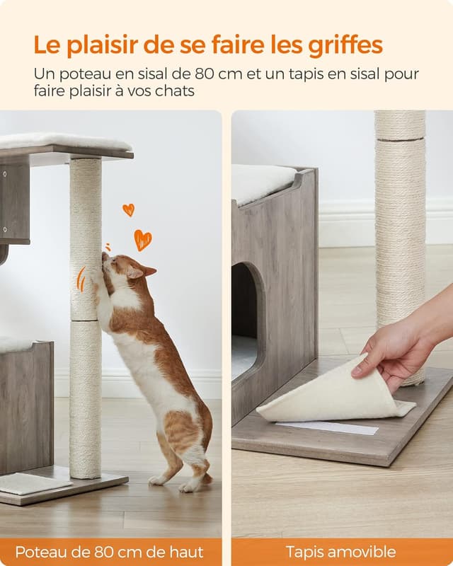 Thumbnail 5 de FEANDREA PCT070G01 Arbre Ă chat 86 cm đ±