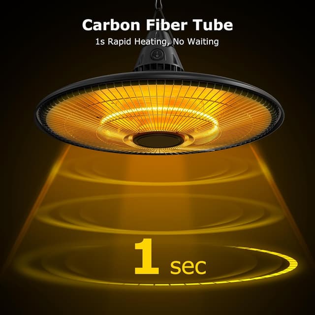 Thumbnail 6 de Electric ceiling heater 1500W ⚡