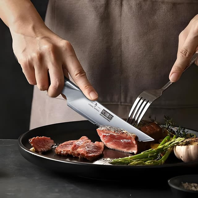 Detalle 1 de HOSHANHO Steakmesser 6-teiliges Set