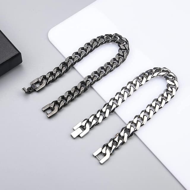 Thumbnail 4 de flintronic Bracciale Uomo Acciaio Inox 21/22 cm