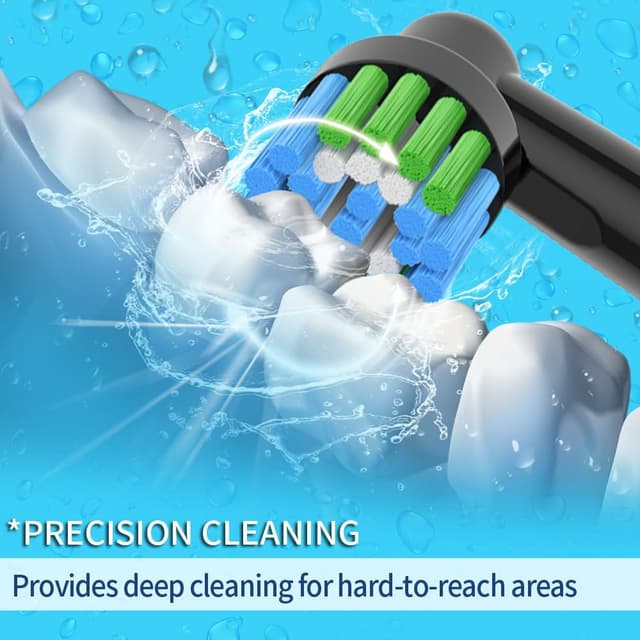 Detalle 2 de Toothbrush Heads Compatible with Oral B, 8pcs