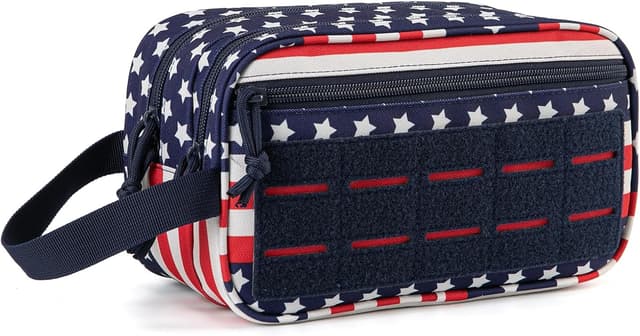 Detalle de QT&QY Taktische Kulturtasche 26x11x15 cm