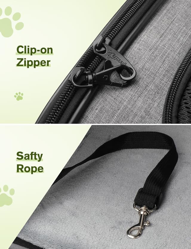 Detalle 2 de pecute Pet Carrier Bag 48 cm — breathable travel carrier