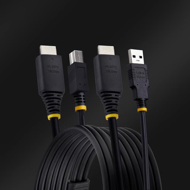 Detalle 2 de StarTech 10ft HDMI USB KVM Cable 4K 60Hz