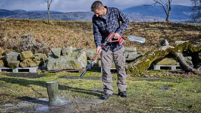 Detalle 2 de Einhell HYPRESSO 18/24-1 Power X-Change (18 V) batteria 240 l/h, 24 bar – irrigazione e pulizia mobile, accessori inclusi (senza batteria e caricatore)