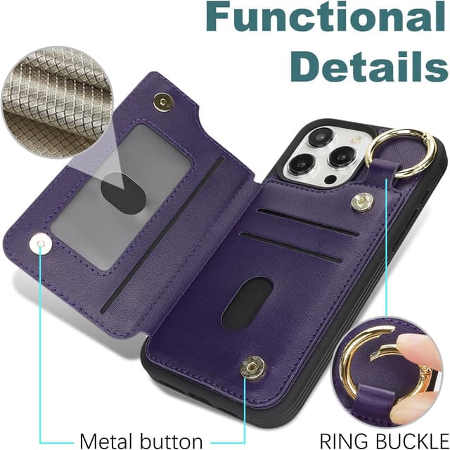 Detalle 2 de Handyhülle iPhone 14 Pro Max mit Kartenfach