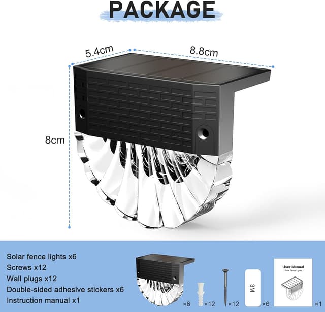 Thumbnail 6 de FIFlying Luci solari da giardino 6 pezzi