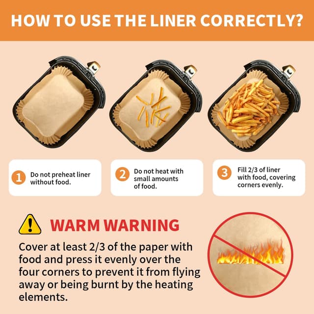 Thumbnail 4 de Ninja AF300UK/AF400UK 150pc air fryer liners