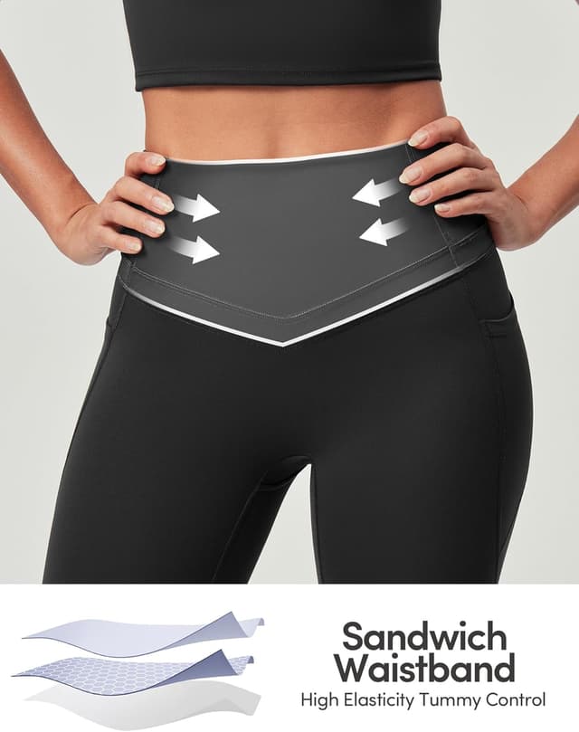 Detalle 2 de IUGA Compression Leggings 5.9" High Waist đ§â