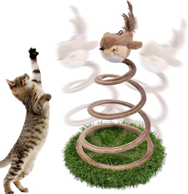 Detalle de Interaktives Katzenspielzeug Vogel mit Sound