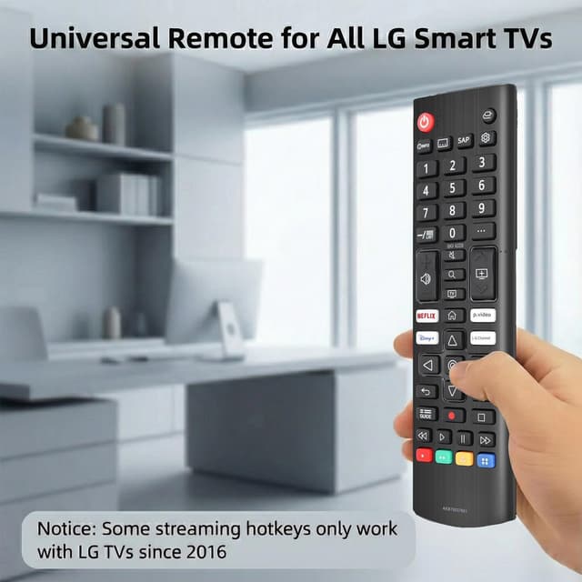 Detalle de Nettech (Pack of 2) Universal Remote Control for LG Smart TVs (IR Replacement)