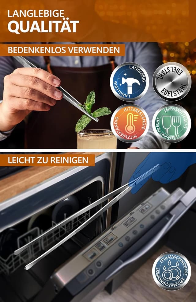 Thumbnail 4 de 4smile Kochpinzette 2 Stück Set