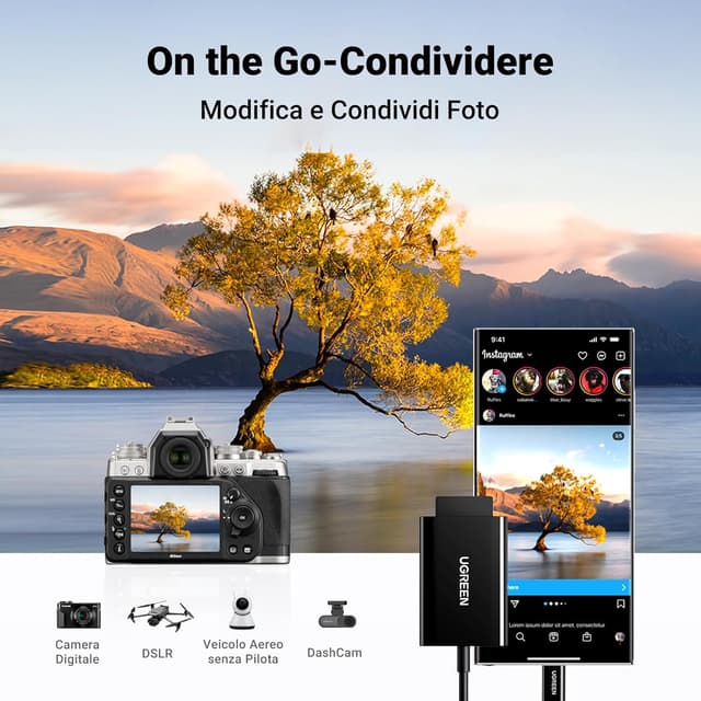 Thumbnail 3 de UGREEN Lettore SD USB C 5 Gbps