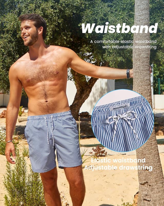 Detalle 2 de MaaMgic Men's Quick Dry Swimming Trunks