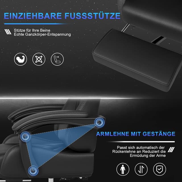 Thumbnail 6 de JUMMICO Sedia da gaming ergonomica 150 kg