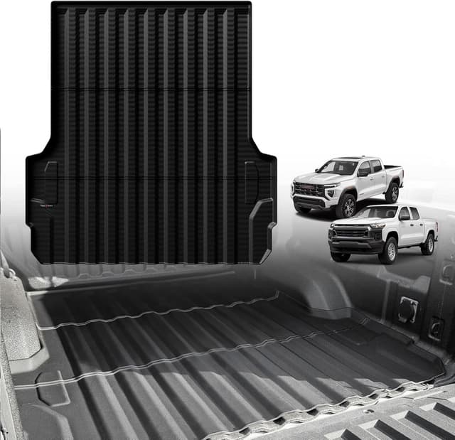 Detalle de TripleAliners TripleAliners Truck Bed Mat (5 ft) for Colorado & Canyon 2023–2024 | TPE Tailgate/Bed Liner Protection
