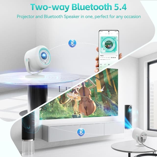 Thumbnail 5 de Nasin VF211WF Mini Beamer 1080P