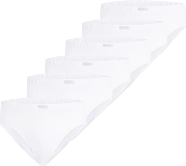 Detalle de LIABEL Slip da uomo in cotone elasticizzato (confezione da 6 o 12 paia) con cuciture rinforzate