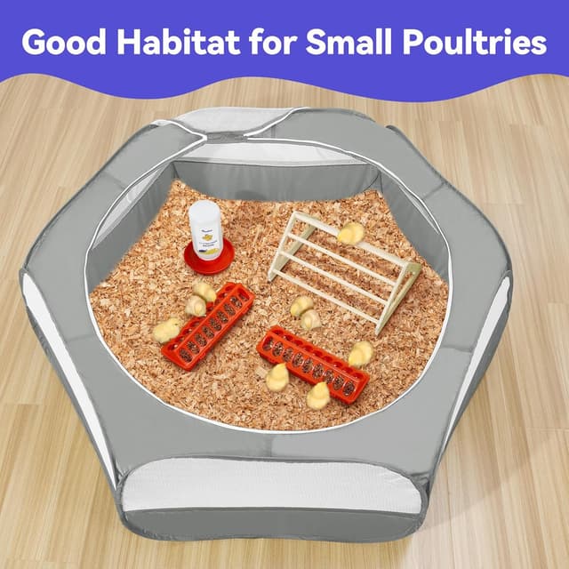 Thumbnail 6 de Pawaboo 5-in-1 Chicken Brooder Box for Chicks 🐔